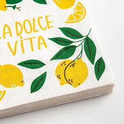 Harman 3-Ply 'La Dolce Vita' Paper Napkin - 20pc