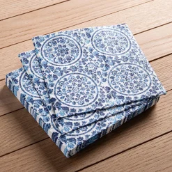 Harman 3-Ply 'Medallion' Paper Napkin - 20pc (Blue)