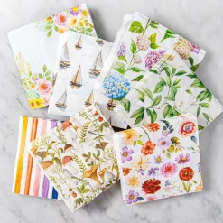 Harman 3-Ply 'Mixed Floral' Paper Napkin - 20pc