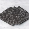 Harman 3-Ply 'Paris Passport' Paper Napkin - 20pc (Black)