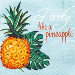Harman 3-Ply 'Party Like A Pineapple' Paper Napkin - 20pc (Blue)