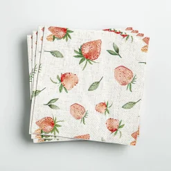 Harman 3-Ply 'Strawberries' Paper Napkin - 20pc