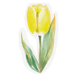Harman 3-Ply 'Tulip' Paper Napkin Shaped - 20pc (Yellow)