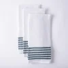 Harman Premium Quality 'Horizontal' Kitchen Towel - S/3 (Blue)