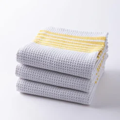 Harman Premium Quality 'Horizontal' Kitchen Towel - S/3 (Yellow)