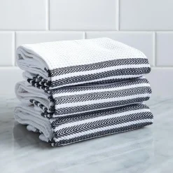 Harman Premium Quality Kitchen Towel - Set of 3 (Black)