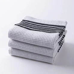Harman Premium Quality Kitchen Towel - Set of 3 (Black)