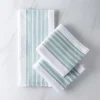 Harman Premium Quality 'Vertical' Kitchen Towel - S/3 (Green)