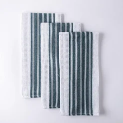 Harman Premium Quality 'Vertical' Kitchen Towel - S/3 (Blue)