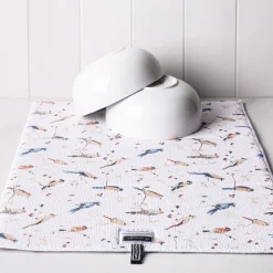Harman Printed 'Birds' Microfibre Dish Drying Mat