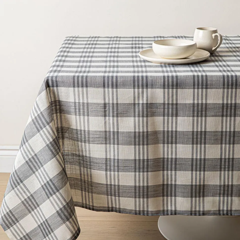 Harman Printed 'County Stripe' Linen Tablecloth 55x120"