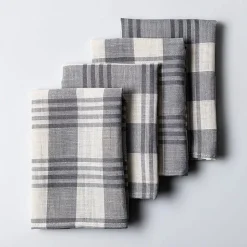 Harman Printed 'County Stripe' Linen Napkin - Set of 4