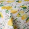 Harman Printed 'Fresh Lemon' Linen Tablecloth (60x120")