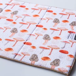 Harman Printed 'Mushrooms' Microfibre Dish Drying Mat