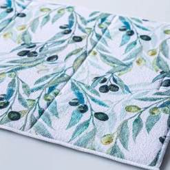 Harman Printed 'Olive' Microfibre Dish Drying Mat