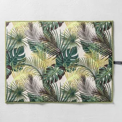 Harman Printed 'Palm Leaf' Microfibre Dish Drying Mat 15x20