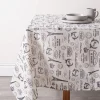 Harman Printed 'Paris Passport' Linen Tablecloth (60x120")