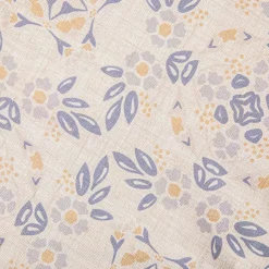 Harman Printed 'Spring Tile' Linen Tablecloth 70" dia.