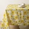 Harman Printed 'Watercolour Sunflower' Linen Tablecloth 60x90"