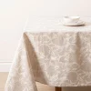 Harman Printed 'Winter Jacquard' Linen 60" x 144" Tablecloth (Natural)