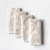 Harman Printed 'Winter Jacquard' Linen Napkin (Natural)