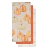 Harman 'Pumpkin Patch' Cotton Kitchen Towel - Set of 3