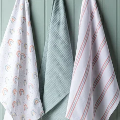 Harman 'Rainbows' Cotton Kitchen Towel - Set of 3