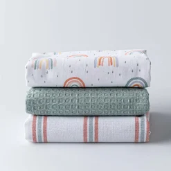 Harman 'Rainbows' Cotton Kitchen Towel - Set of 3