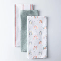 Harman 'Rainbows' Cotton Kitchen Towel - Set of 3