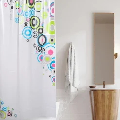 Harman Reinforced Grommet 'Circles' Peva Shower Curtain