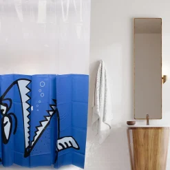 Harman Reinforced Grommet 'Shark' Polyester Shower Curtain