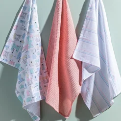 Harman 'Retro Kitchen' Cotton Kitchen Towel - Set of 3