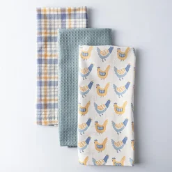 Harman 'Rooster' Cotton Kitchen Towel - Set of 3