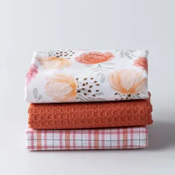 Harman 'Roses' Cotton Kitchen Towel - Set of 3