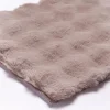 Harman Sculpted Fur Polyester Bathmat Small (Taupe)