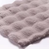 Harman Sculpted Fur Polyester Bathmat Small (Grey)