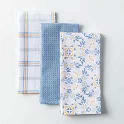 Harman 'Spring Tile' Cotton Kitchen Towel - Set of 3
