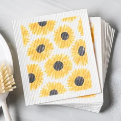 Harman 'Sunflower' Reusable Sponge Cloth - Set of 10