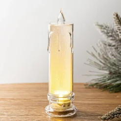 Harman Teardrop Transparent LED Candle Large (Warm White)