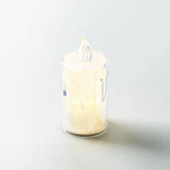 Harman Teardrop Transparent LED Candle Medium (Warm White)