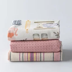 Harman 'Vintage Baking' Cotton Kitchen Towel - Set of 3
