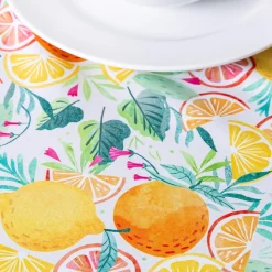 Harman Zipper 'Citrus Water' Patio Tablecloth 60 x 120"
