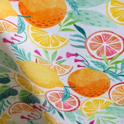 Harman Zipper 'Citrus Water' Patio Tablecloth 70" Round