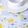 Harman Zipper 'Lemon Tile' Patio Tablecloth 60 x 120"