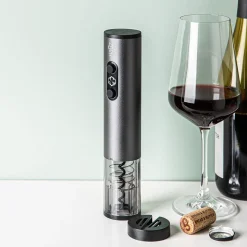 Hauz Easypour Plus Cordless Corkscrew (Black/Silver)