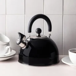 Hauz Elegant Kettle Whistling Stovetop Kettle 2L (Black)