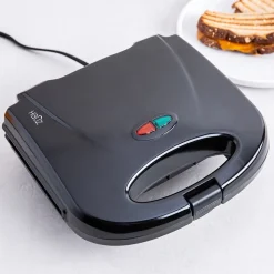 Hauz Living Non-Stick Panini Press-Grill (Black)