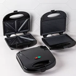 Hauz Living Non-Stick Sandwich Maker (Black)