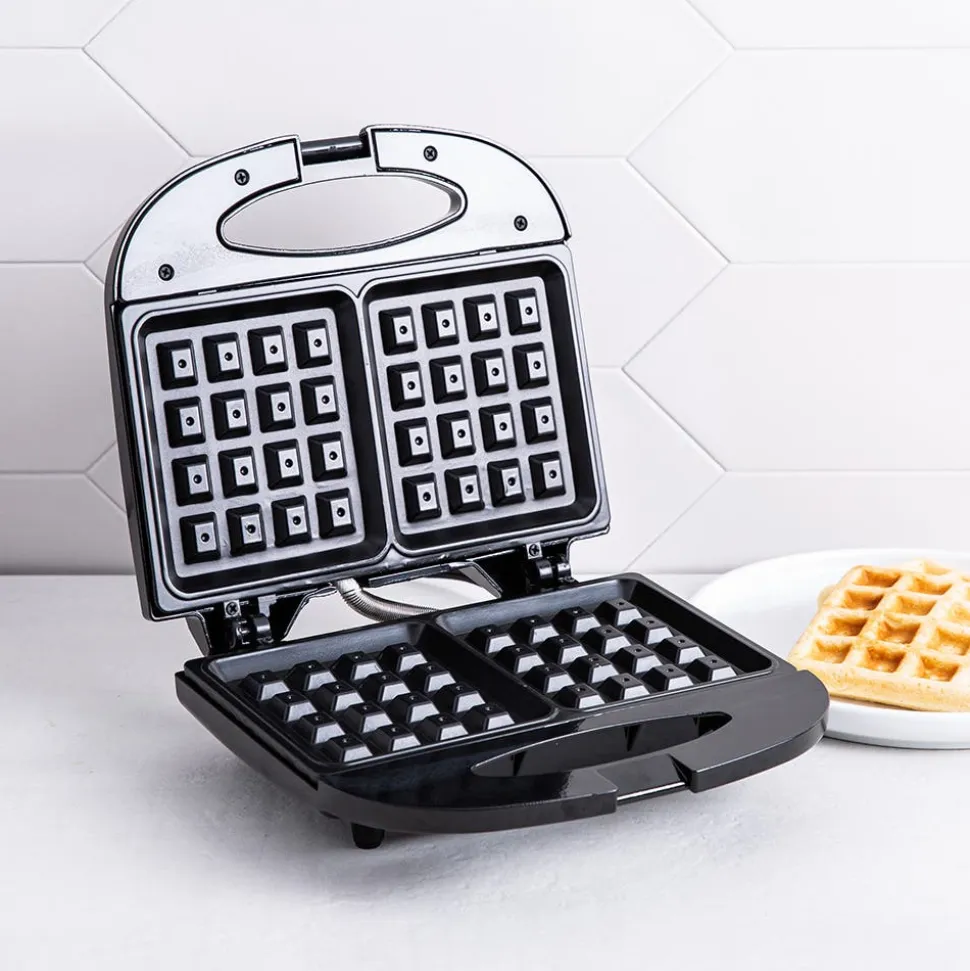 Hauz Living Non-Stick Waffle Maker (Black)