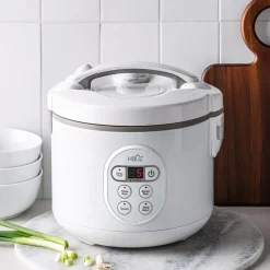 Hauz Steam Smart Rice Cooker and Steamer (White)
